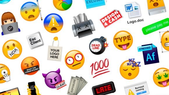 Emojis que representan la vida de cualquier creativo – Creados por Jessica Walsh